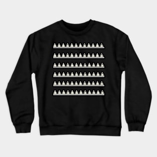 Mudcloth Pattern Minimalist  Abstract  Geometric Shapes Boho  Pattern Crewneck Sweatshirt